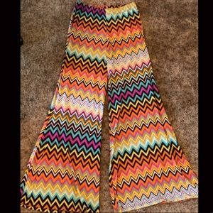 Colorful Flared Tights